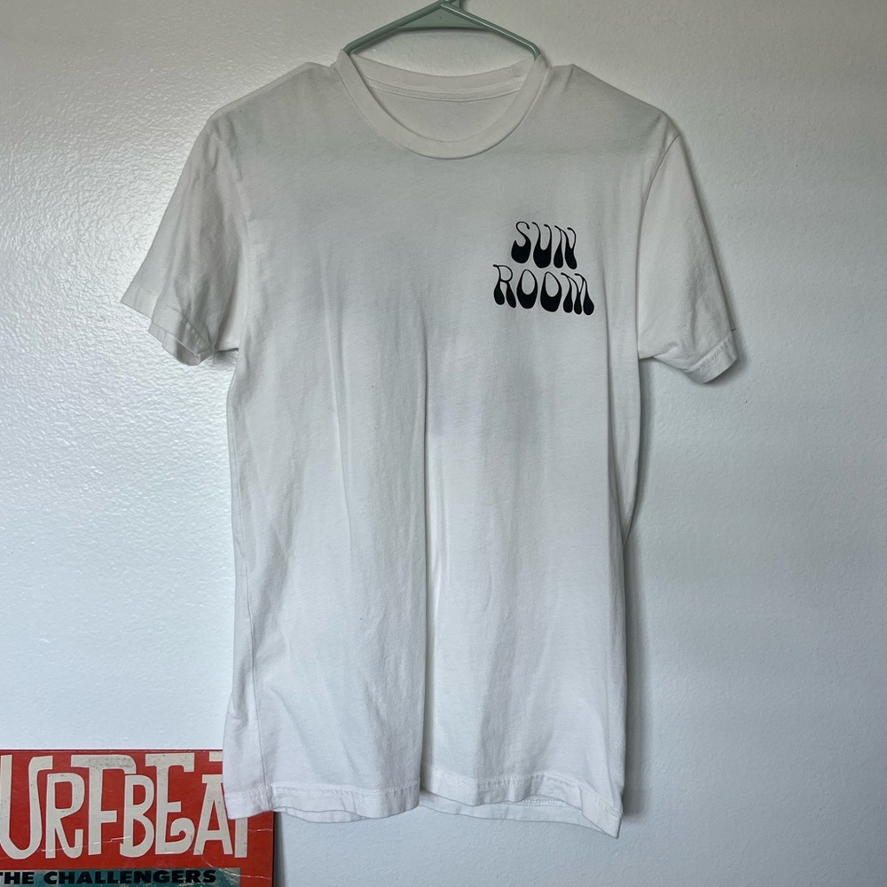 Sun Room Band White Merch Tee